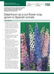 National Cut Flower Centre/. AHDB Horticulture Information Sheet 7.